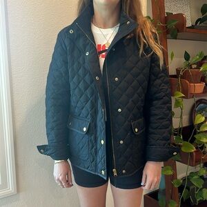 J Crew quilted barn jacket